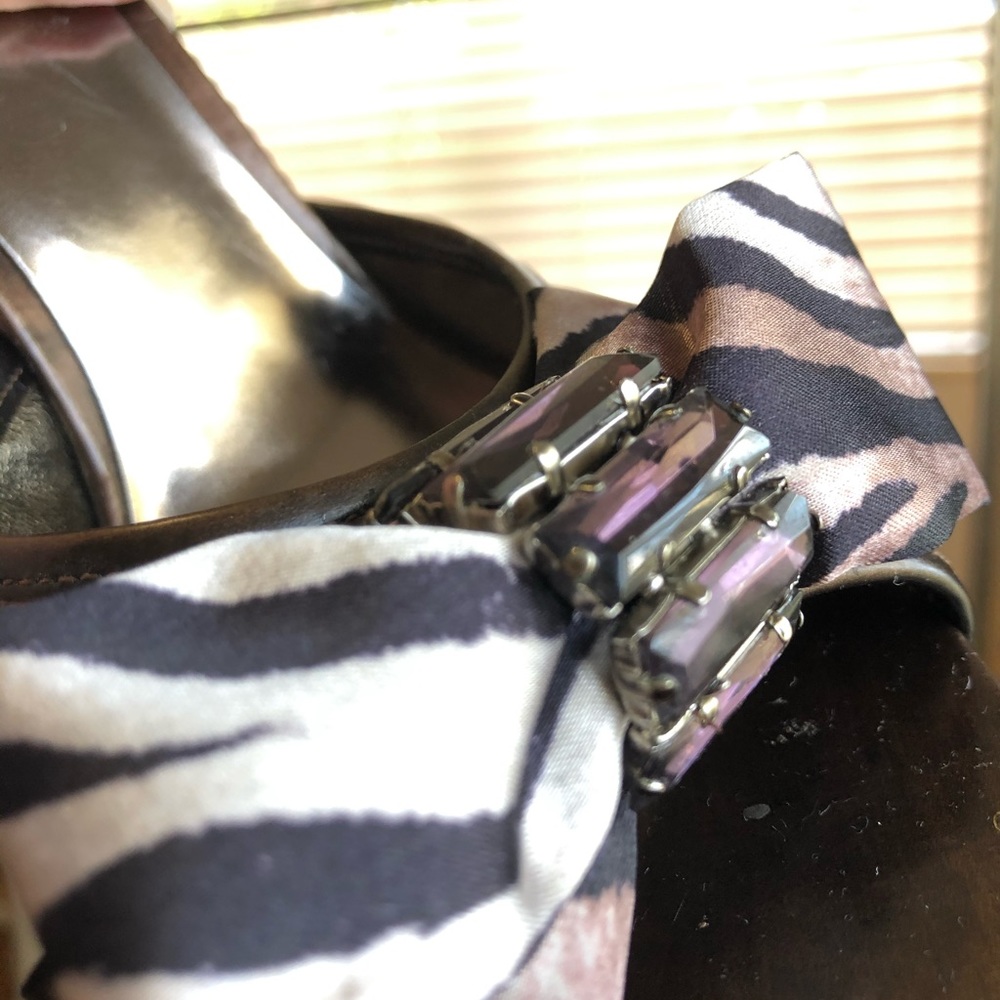 MARCIANO PM DELLIA Stilettos Size 7 silk bow - Picture 4 of 14